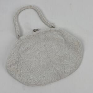 Vintage hand beaded handbag